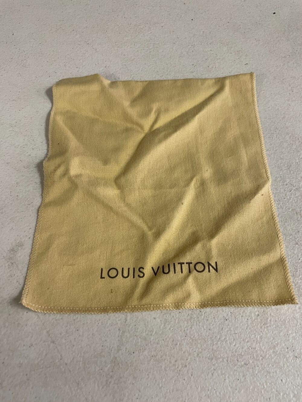 Authentic Louis Vuitton Original Fabric That Comes Inside Bag Beige